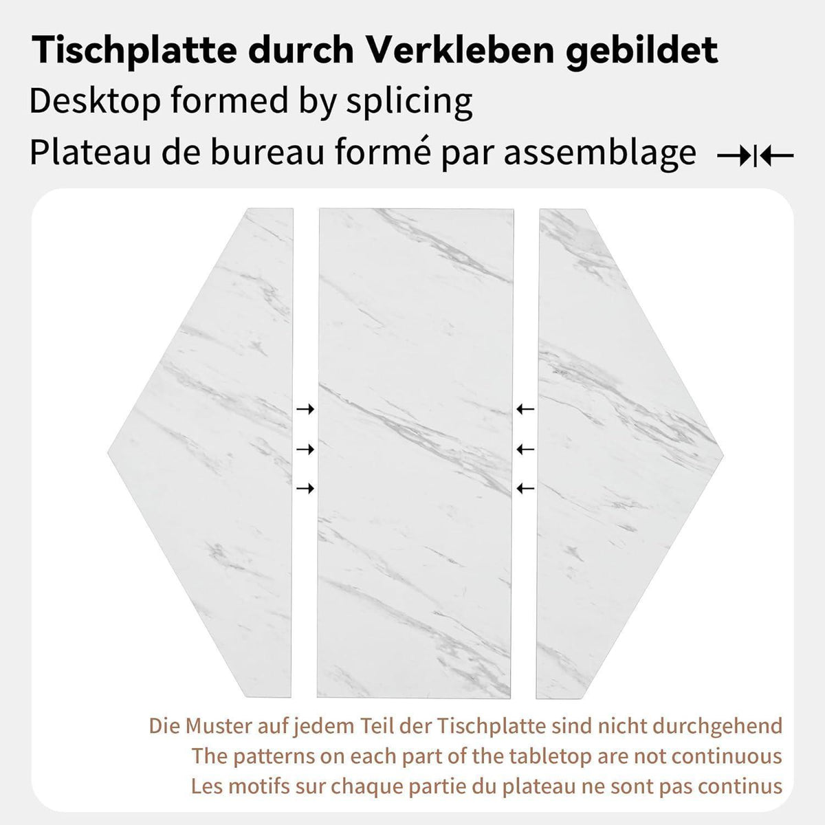 Essgruppe mit Esstisch & 4 Samtstühlen Weiß/Schwarz