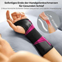 Handgelenkstütze mit Karpaltunnel-Schiene, Kirschrot, Größe XS
