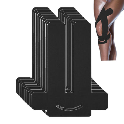 Vorgeschnittenes Kinesiotape für Knie – 10er Pack für Schmerzlinderung