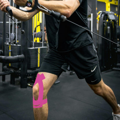 Vorgeschnittenes Kinesiotape für Knie – 10er Pack für Schmerzlinderung