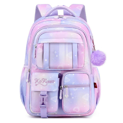 Schultasche Mädchen Rucksack Atmungsaktiv Lila 1. - 5. Klasse