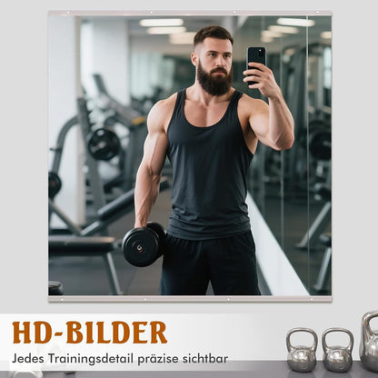 Ganzkörperspiegel 120x60cm – 2er Set für Fitness & Yoga