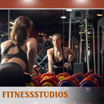 Ganzkörperspiegel 120x60cm – 2er Set für Fitness & Yoga