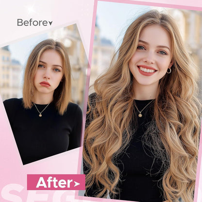Remy Haarverlängerung 45cm, 24# Normalblond, 70g