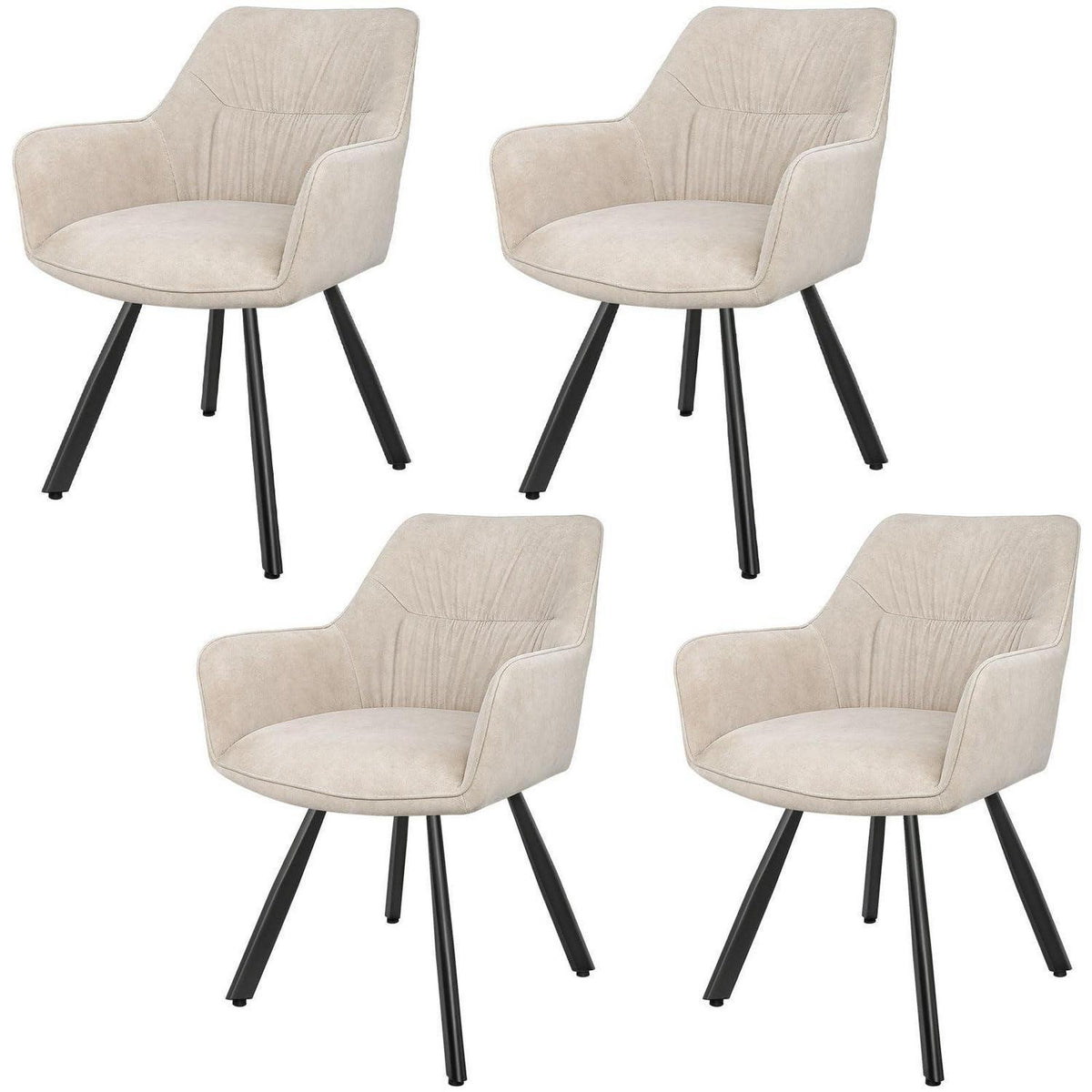 Drehbare Esszimmerstühle Set 4er – Ergonomisch & Komfortabel