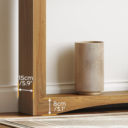 Konsolentisch 100 cm – Vintage Holzoptik für Flur & Wohnzimmer
