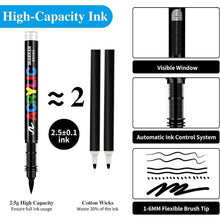 Acrylmarker Set Schwarz – 12 Stifte für Stein, Holz & mehr