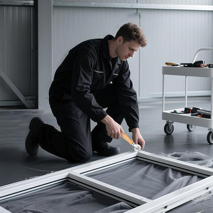 Fliegengitter Reparatur Set Fenster 300x120cm Grau