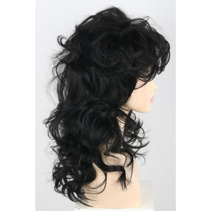 70er 80er Jahre Blond Locken Perücke Damen Disco Party Perücke