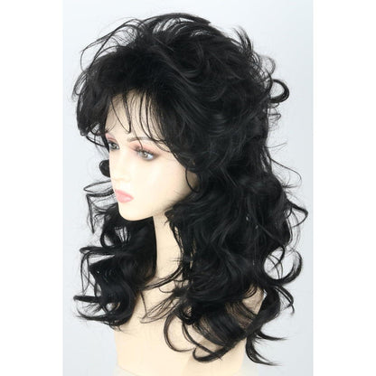 70er 80er Jahre Blond Locken Perücke Damen Disco Party Perücke