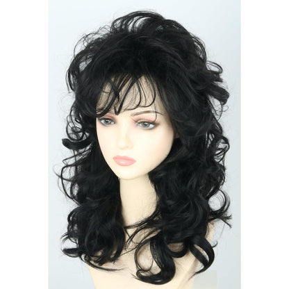 70er 80er Jahre Blond Locken Perücke Damen Disco Party Perücke