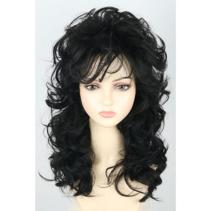 70er 80er Jahre Blond Locken Perücke Damen Disco Party Perücke