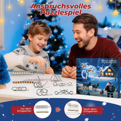 Adventskalender Knobelspiele 2026 für Kinder & Erwachsene