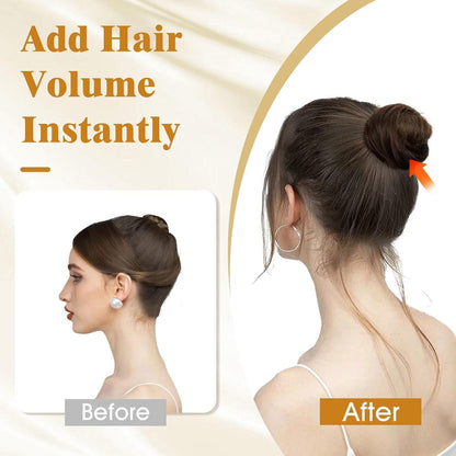 Echthaar Dutt Haargummi Hellbraun 17g