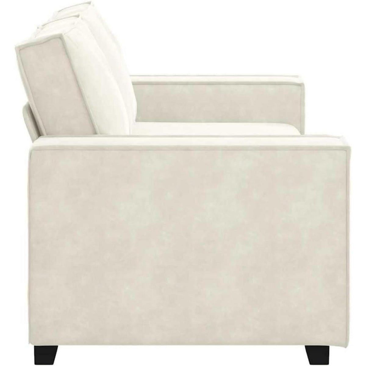 2-Sitzer Sofa Creme Samt – Komfortable Polstercouch