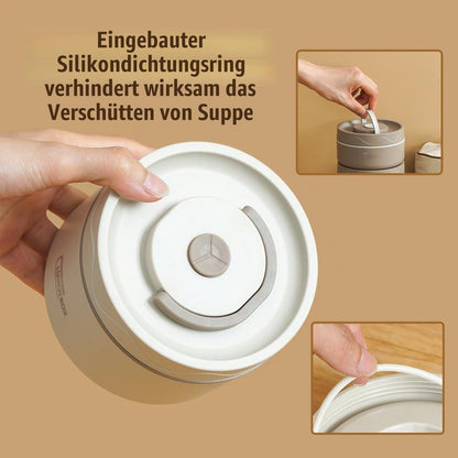 Edelstahl Lunchbox Thermobehälter für heiße & kalte Speisen