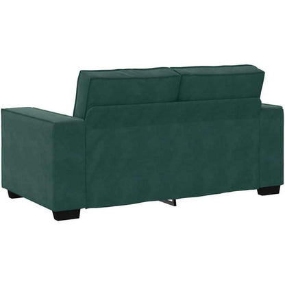 2-Sitzer Sofa Dunkelgrün Samt – Komfortable Polstercouch