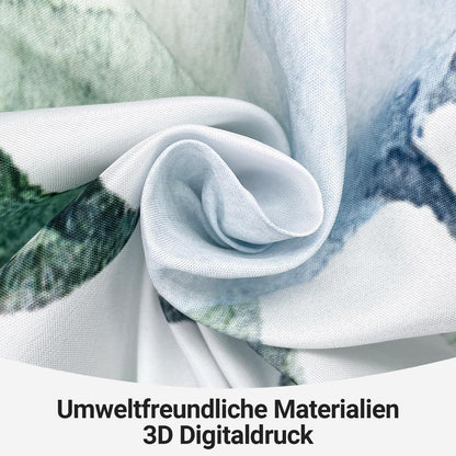 Duschvorhang 120x200 cm Blatt, Wasserabweisend, Waschbar