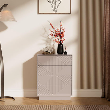 Moka Kommode mit 4 Schubladen – Modernes Design für Schlaf- & Wohnzimmer