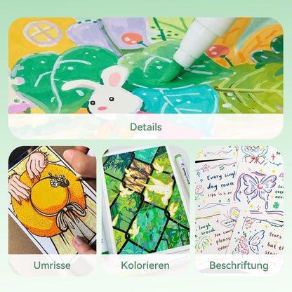 Acrylmarker Set 90 Farben – Wasserfest & Vielseitig