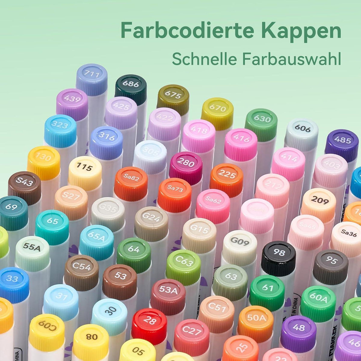 Acrylmarker Set 90 Farben – Wasserfest & Vielseitig