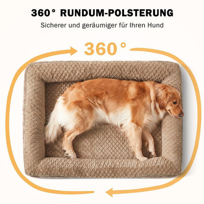 Orthopädisches Hundebett Memory Foam – Braun, 89x64x18cm