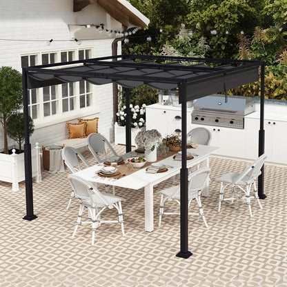Pergola 3x3m – Terrassenüberdachung, Wasserdicht & Stabil