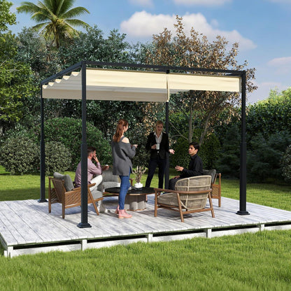 Pergola 3x3m – Terrassenüberdachung, Wasserdicht & Stabil