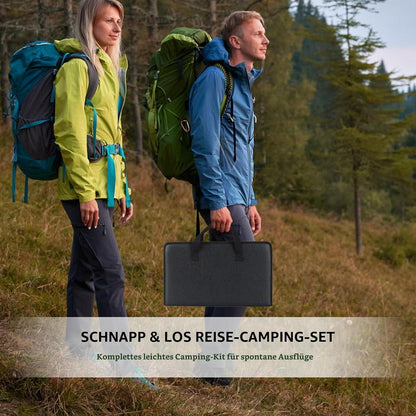 19-teiliges Küchenmesser-Set Edelstahl mit Tasche & Wetzstahl