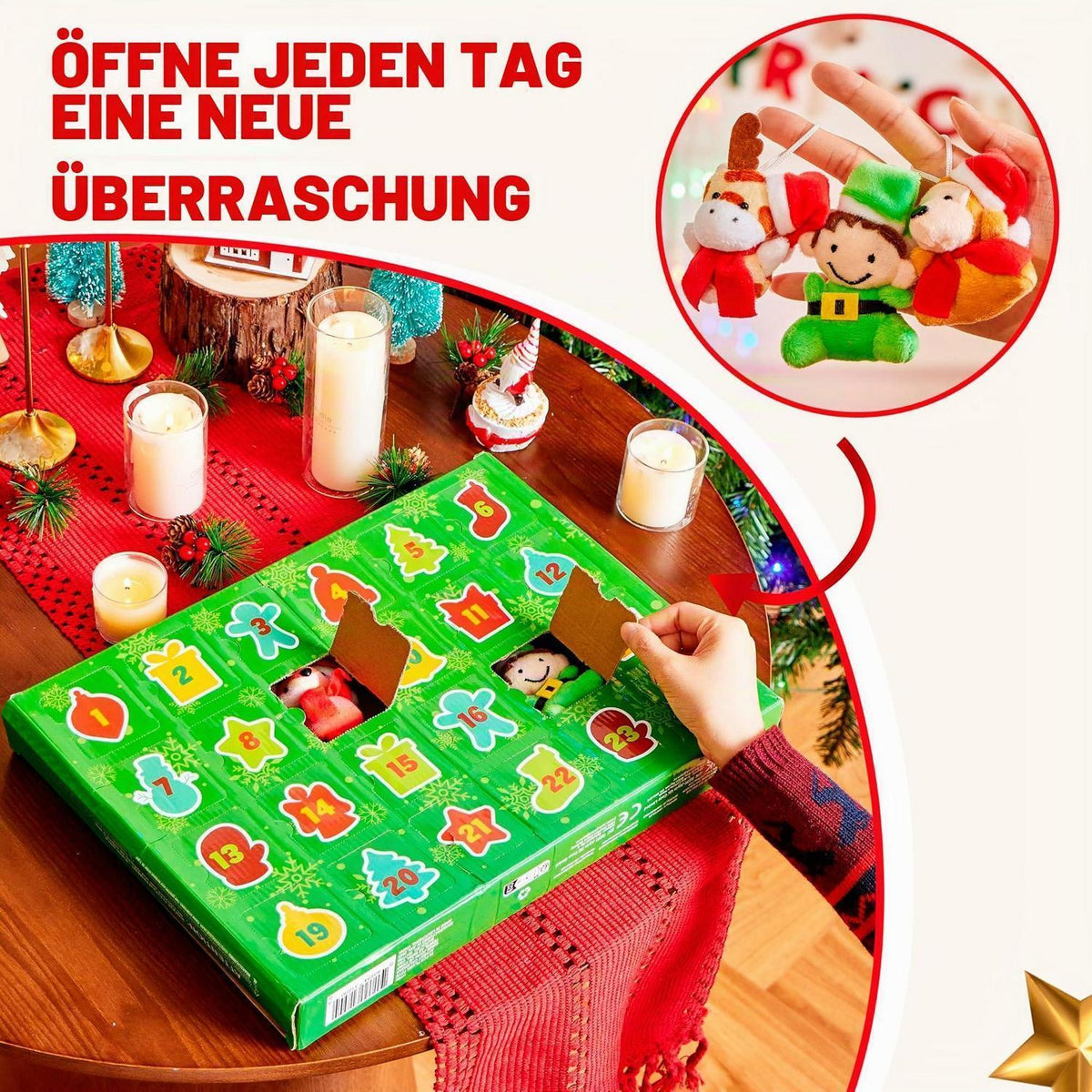 Adventskalender Plüschtiere Weihnachten 2026 – 24 Tage Überraschung