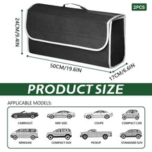 Auto Kofferraum Organizer – 2er Set, Faltbar & Rutschfest