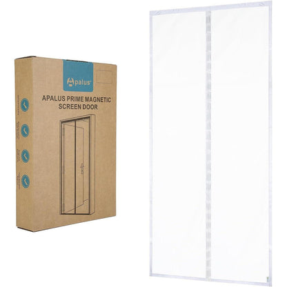 Magnetischer Fliegengitter Tür 80x210cm Weiß Robust