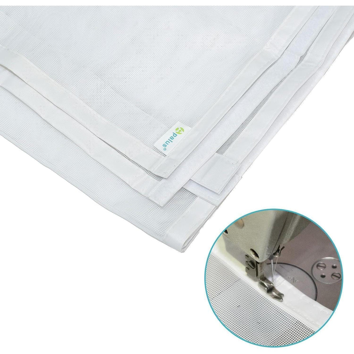 Magnetischer Fliegengitter Tür 80x210cm Weiß Robust