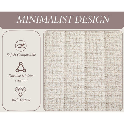 Esszimmerstühle 2er Set mit Chenille & Metallgestell