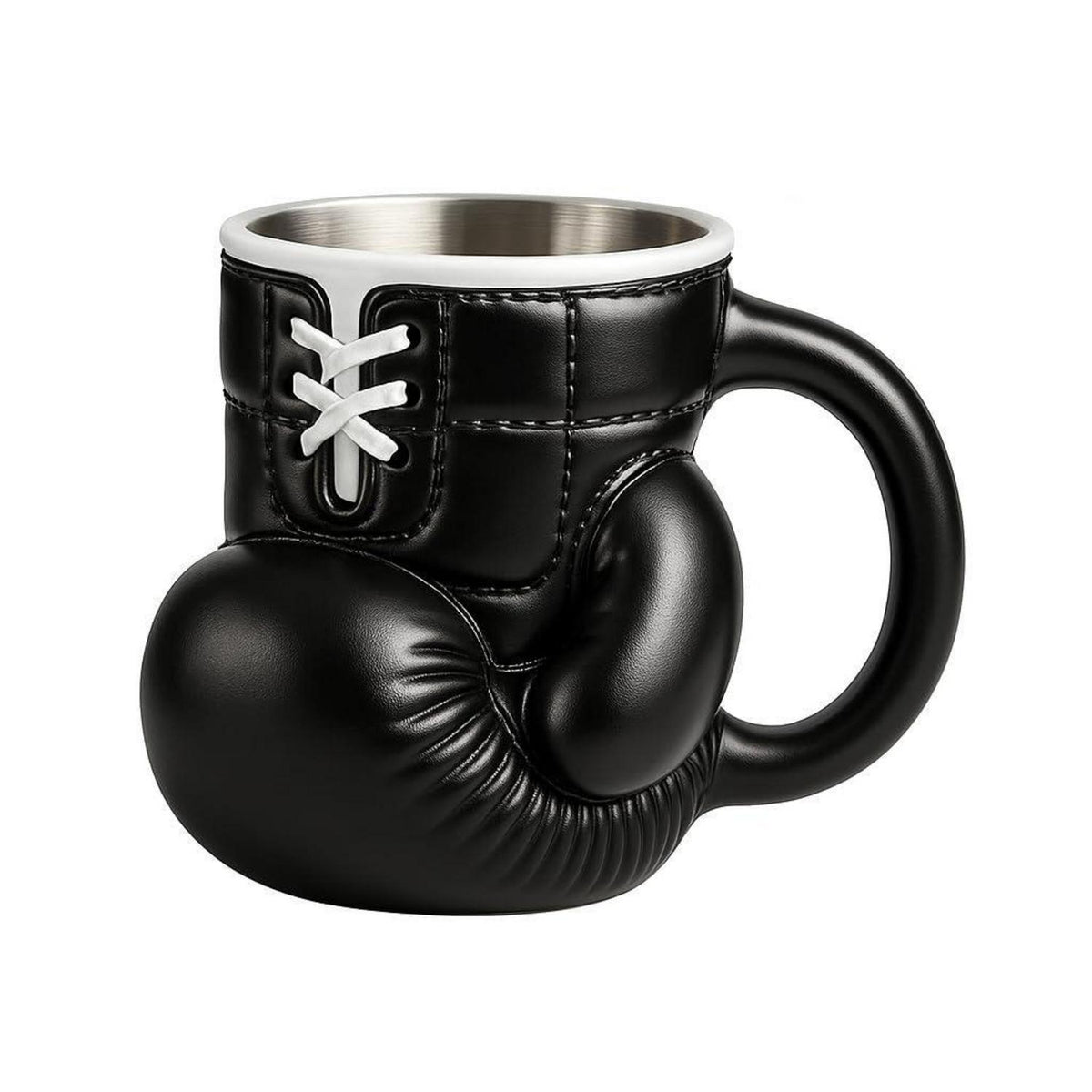 Boxhandschuh Tasse – Kaffeebecher für Sportfans & Boxer (Schwarz)