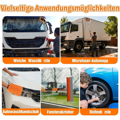 3,6m Teleskop Autowaschbürste Set mit Zubehör