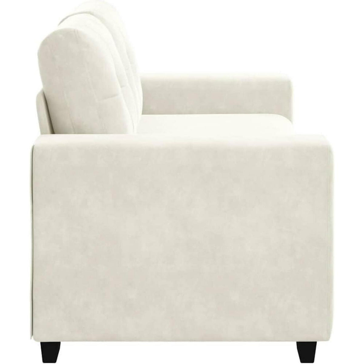 Zweisitzer Sofa Creme mit Schlaffunktion – Samt & Modernes Design