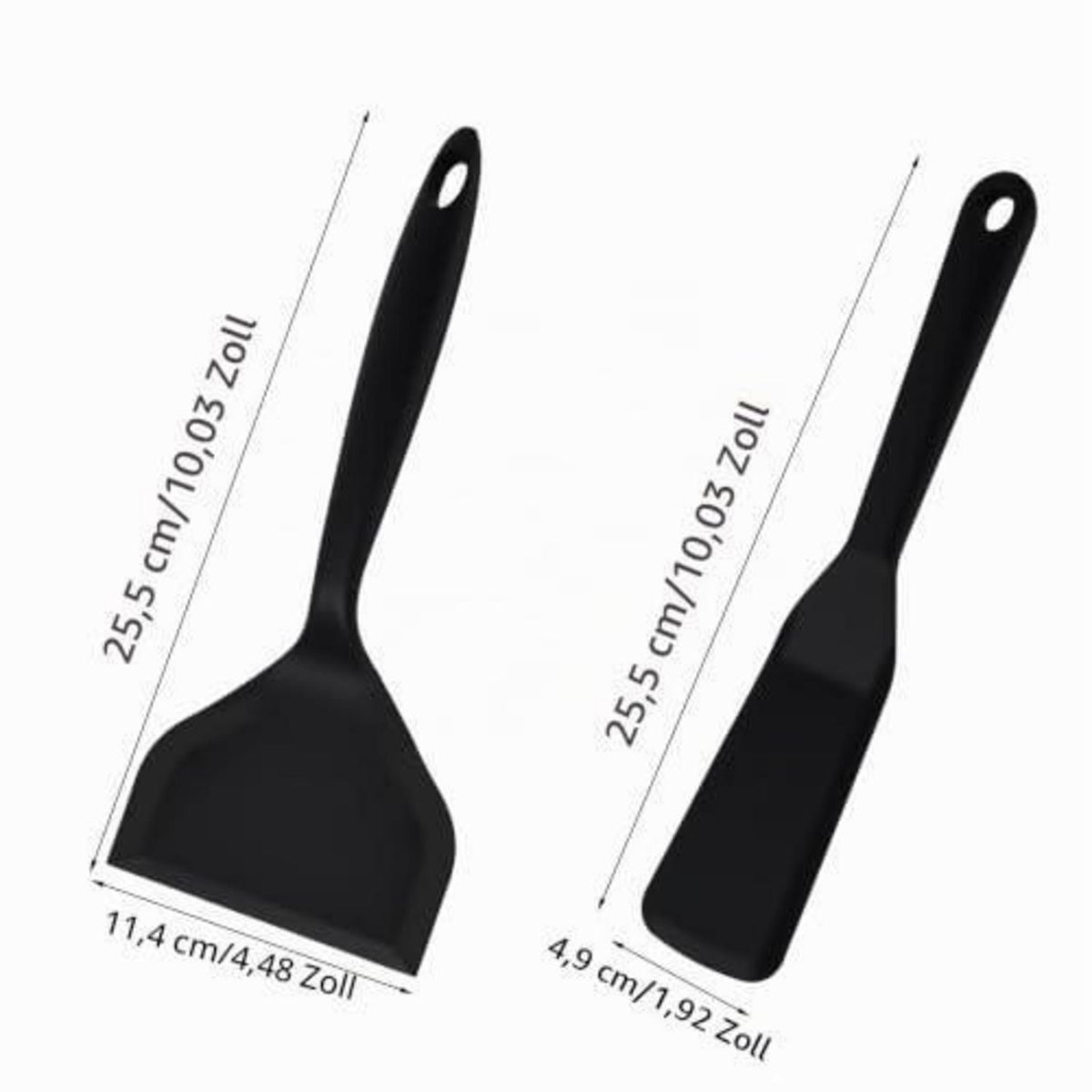 2x Silikon Pfannenwender Set – Hitzebeständig & Antihaft