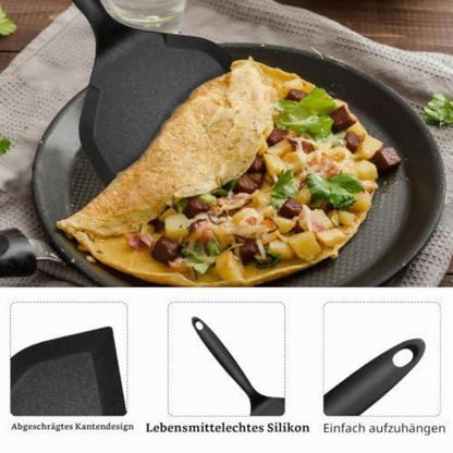2x Silikon Pfannenwender Set – Hitzebeständig & Antihaft