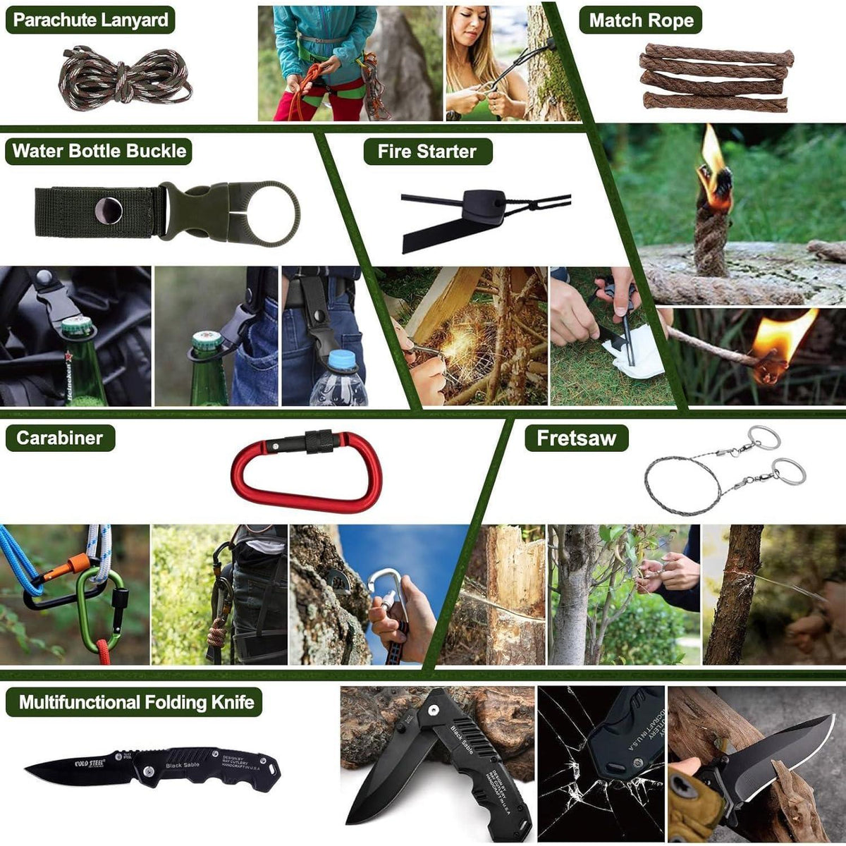 Survival Adventskalender für Männer – 24 Outdoor-Tools