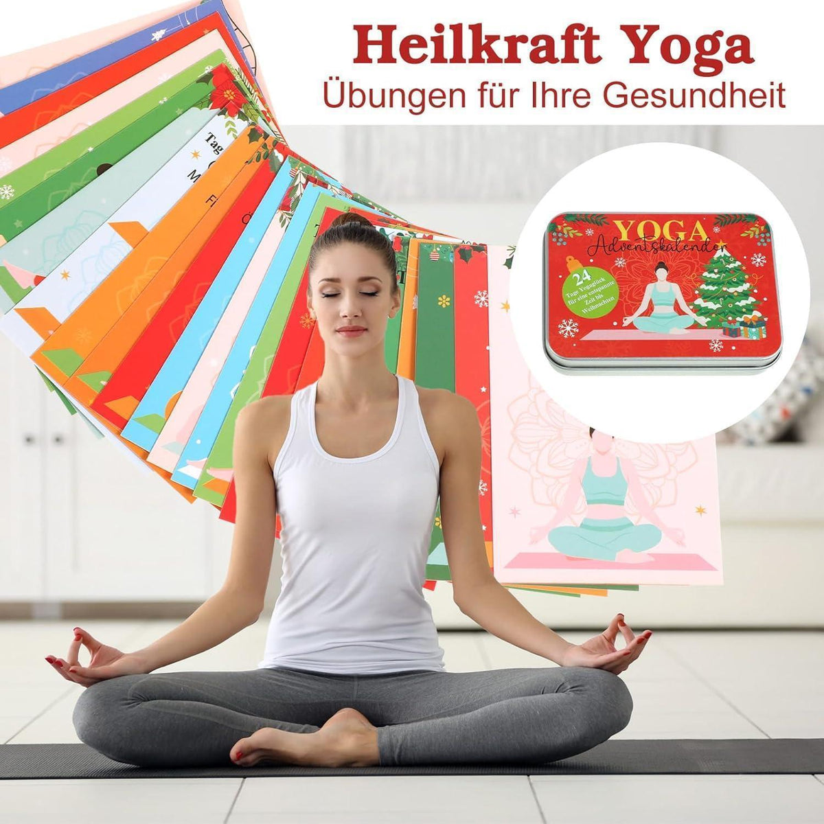 Yoga Adventskalender Frauen: 24 Tage Entspannung & Achtsamkeit