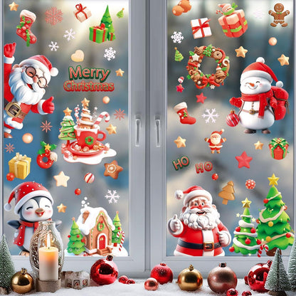 Fensterbilder Weihnachten: Schneeflocken & Winterdeko