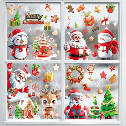 Fensterbilder Weihnachten: Schneeflocken & Winterdeko