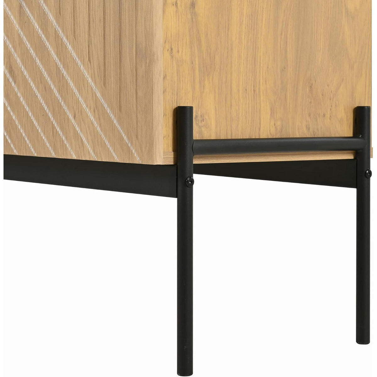 Kommode mit 2 Türen & 3 Schubladen – Modernes Sideboard 150x45x75cm