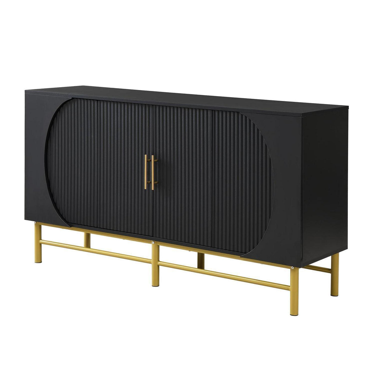 Moderne Kommode 145cm – Sideboard mit verstellbaren Regalen