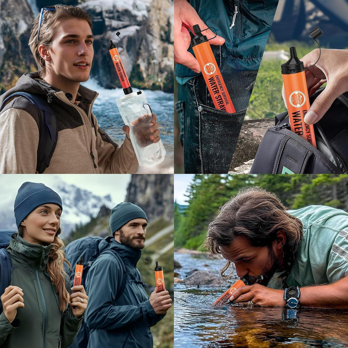 Wasserfilter Outdoor 2er Pack – 3000 Liter Kapazität