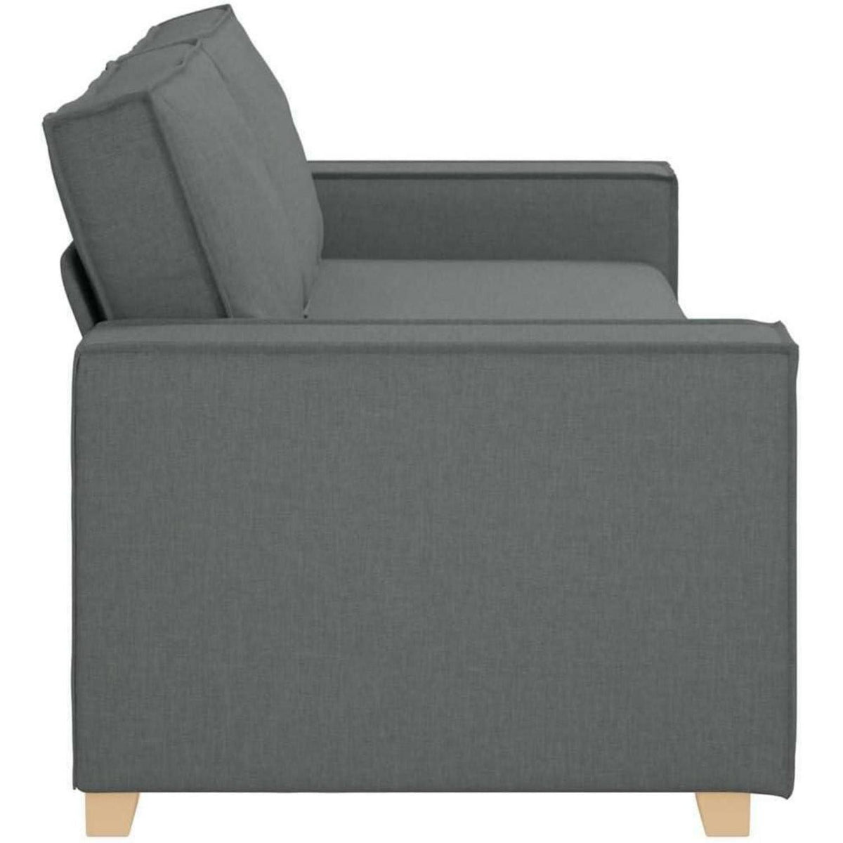 3-Sitzer Sofa Dunkelgrau, 180 cm – Bequemes Polstersofa