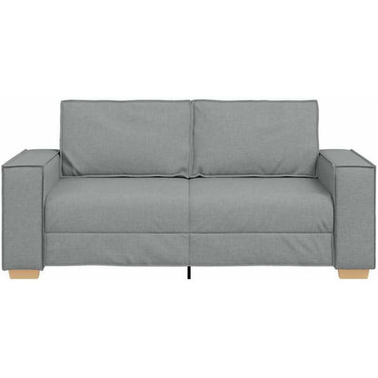 2-Sitzer Sofa Hellgrau – Modernes Couch Sofa 140 cm