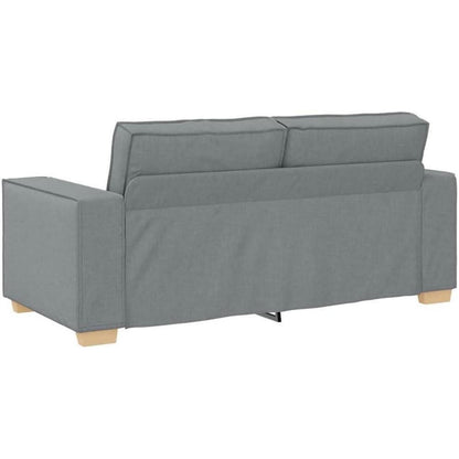 2-Sitzer Sofa Hellgrau – Modernes Couch Sofa 140 cm