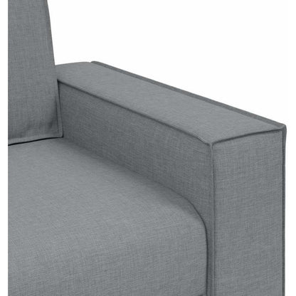 2-Sitzer Sofa Hellgrau – Modernes Couch Sofa 140 cm